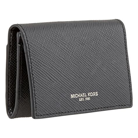 buy now michael kors men's harrison leather card case mocha|michael kors handbags clearance sale.